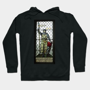 Fight The Good Fight, Stained Glass, Wareham, Dorset Hoodie